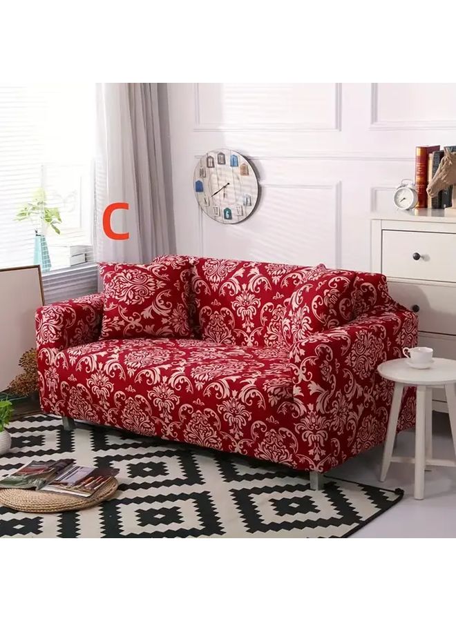 Vintage Non Slip Stretch Sofa Slipcover Four Seater Universal Furniture Protector - Image 2